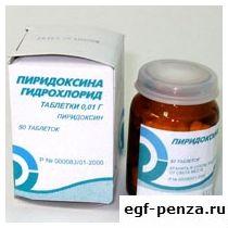 пиридоксина гидрохлорид инструкция